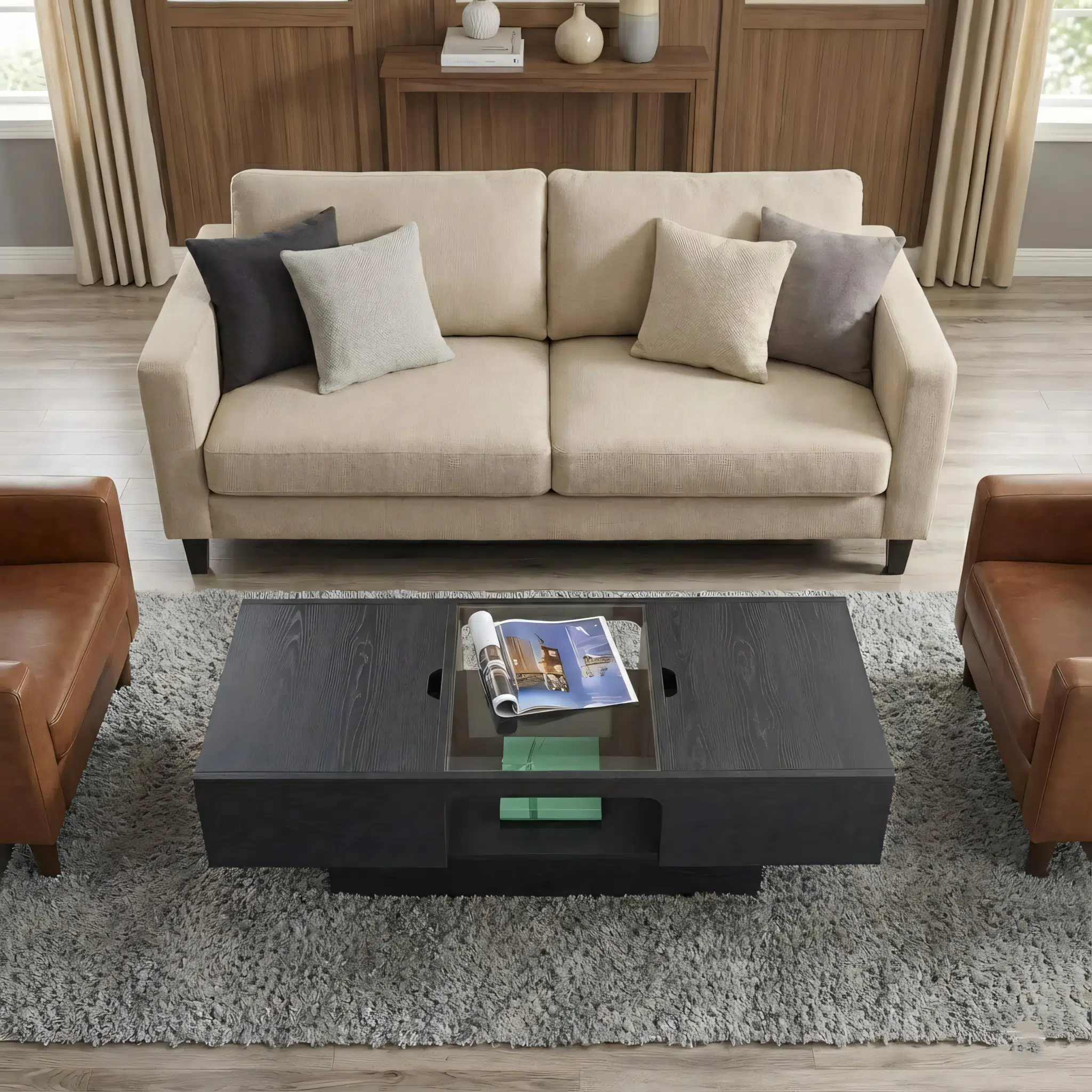 Vetrix Glass Centre Table