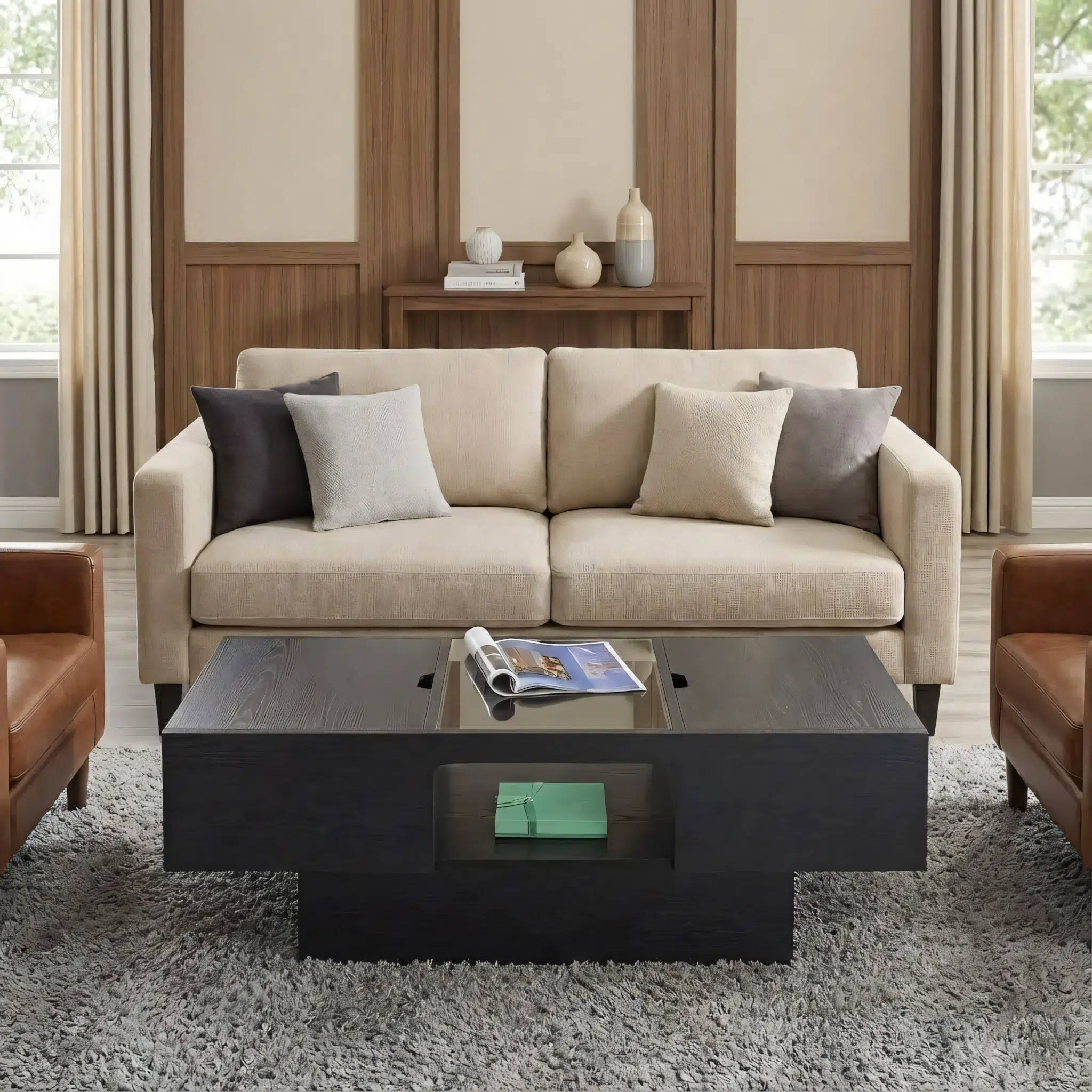 Vetrix Glass Centre Table