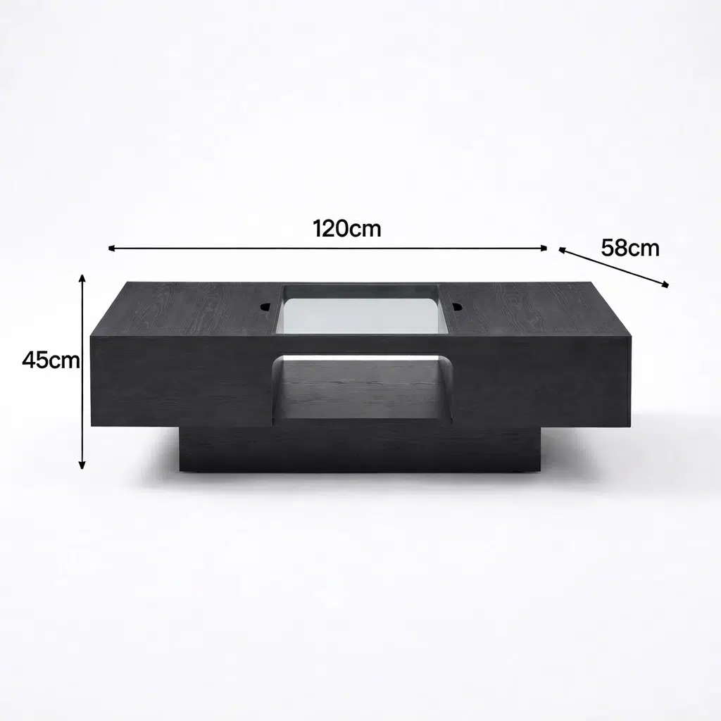 Vetrix Glass Centre Table