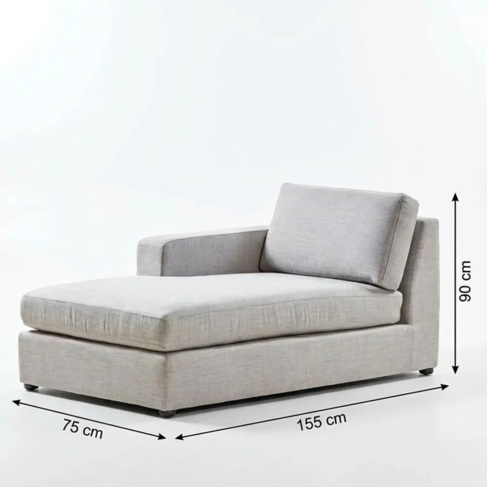 Halo Rest Modern Upholstered Chaise Lounge…