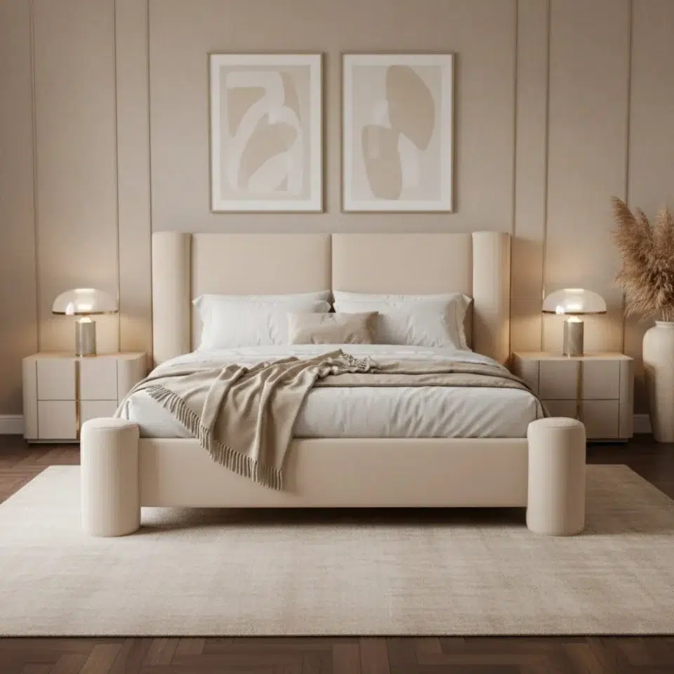 Lume Luxury Upholstered Bed