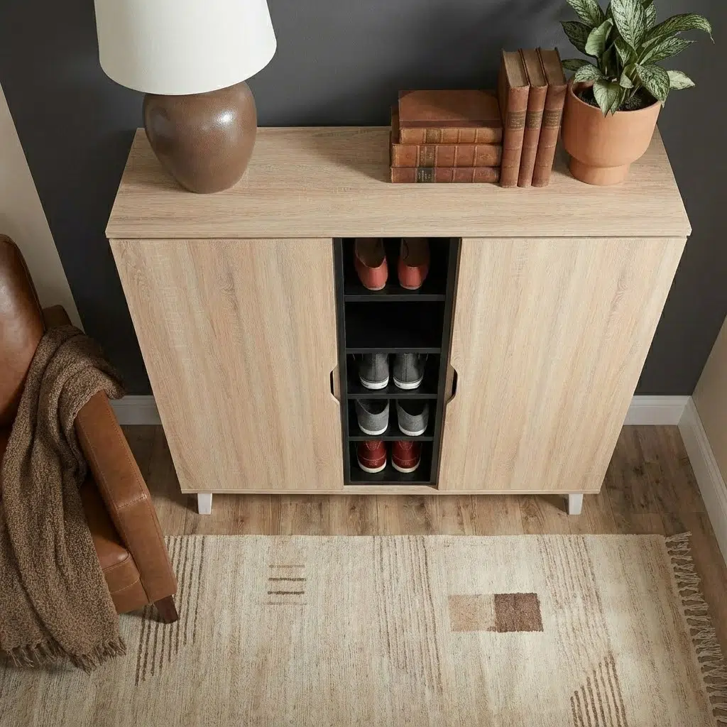 Lumora Shoe Cabinet with Doors