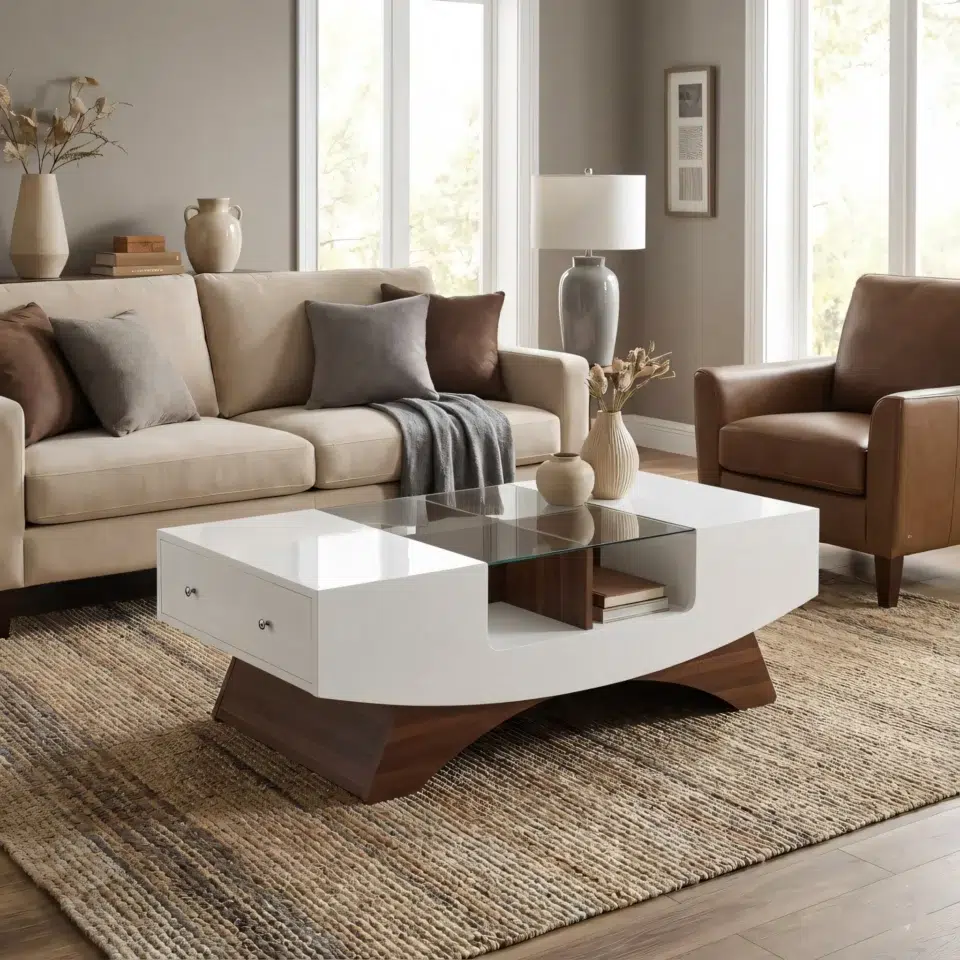 Luxora Glass Centre Table