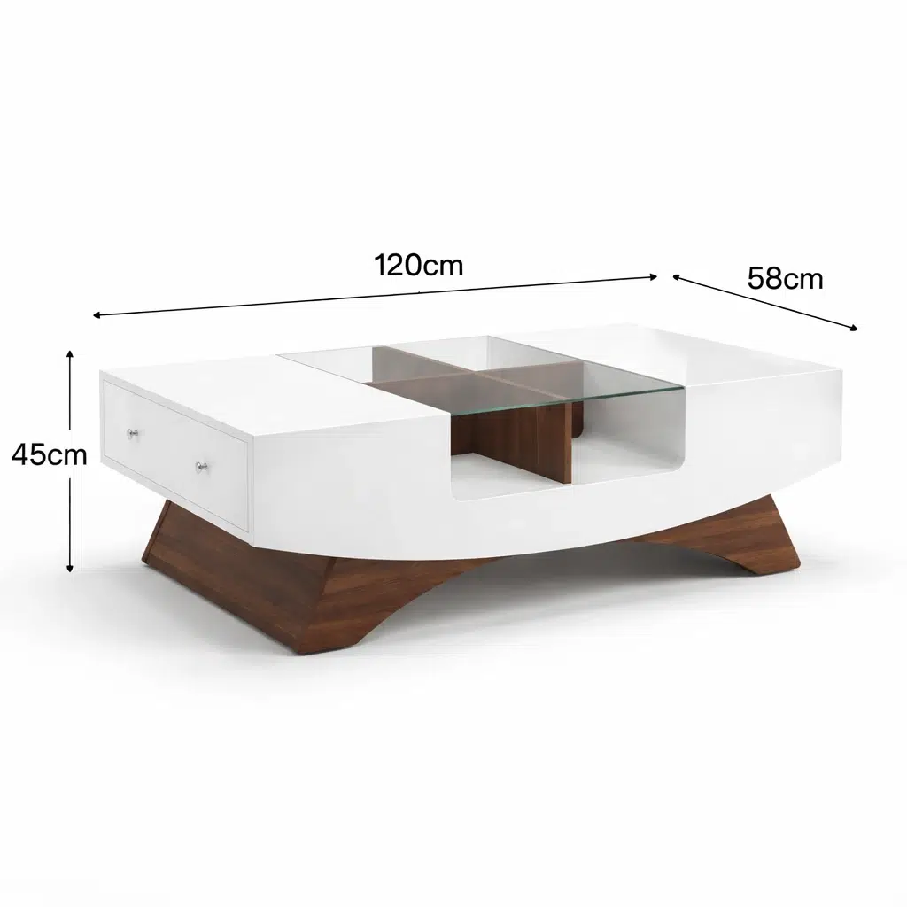 Luxora Glass Centre Table