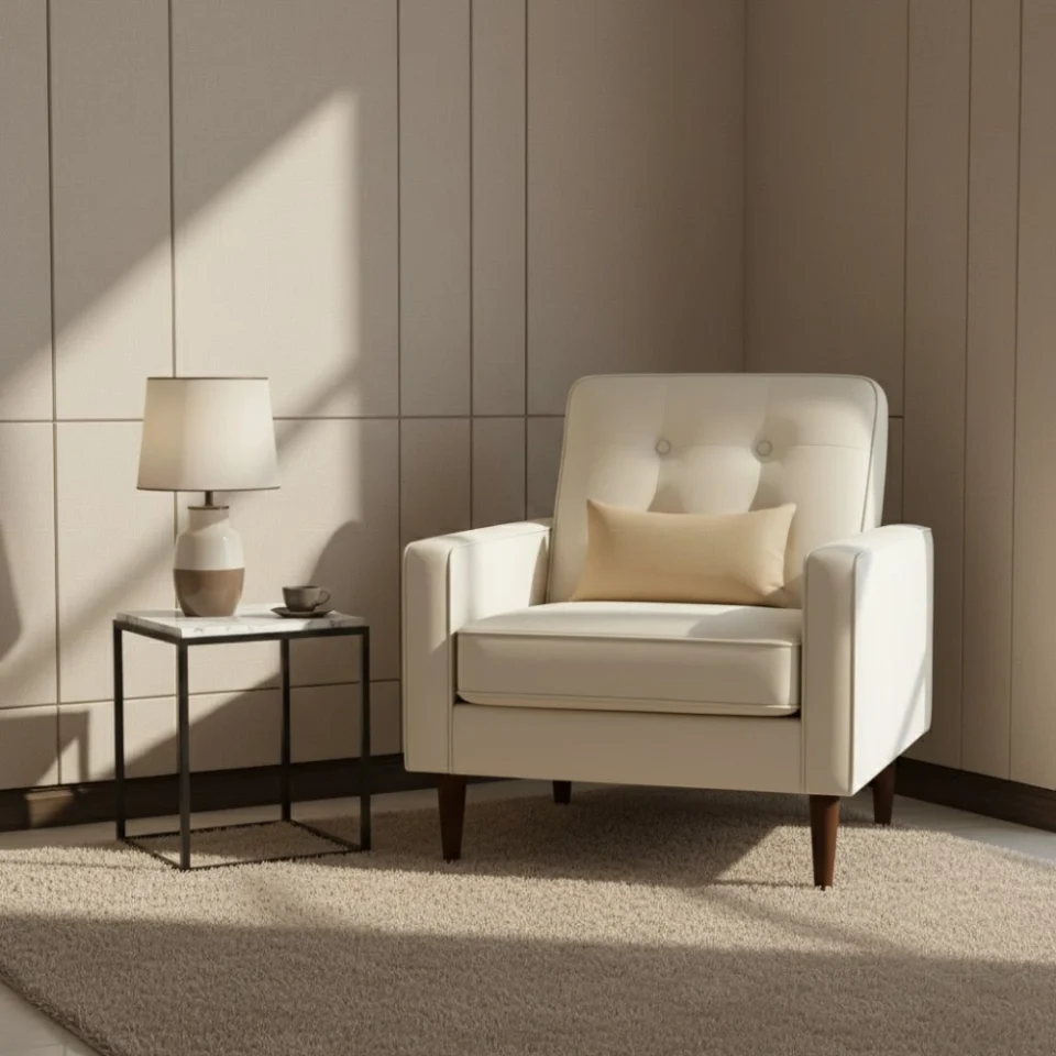 Luxury Faux Leather Lounge Chair…