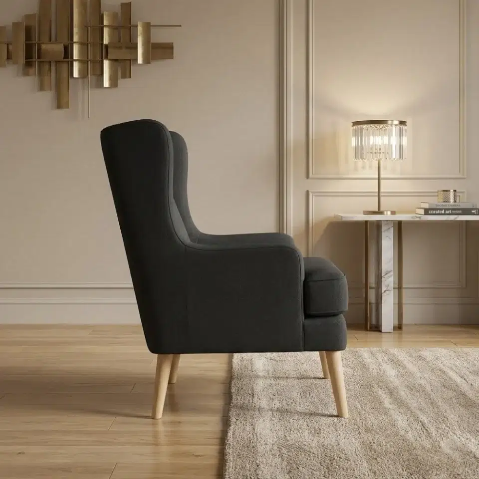 Luxury Nora Wingback Chair