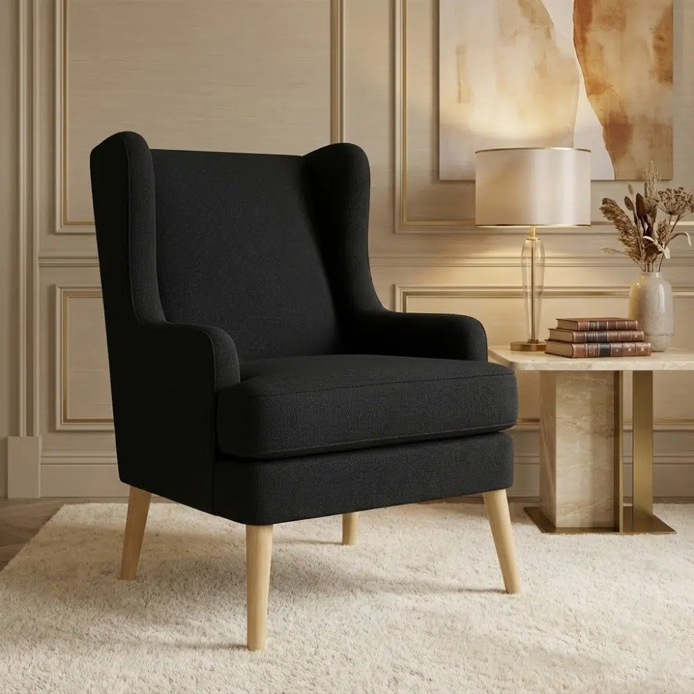 Luxury Nora Wingback Chair