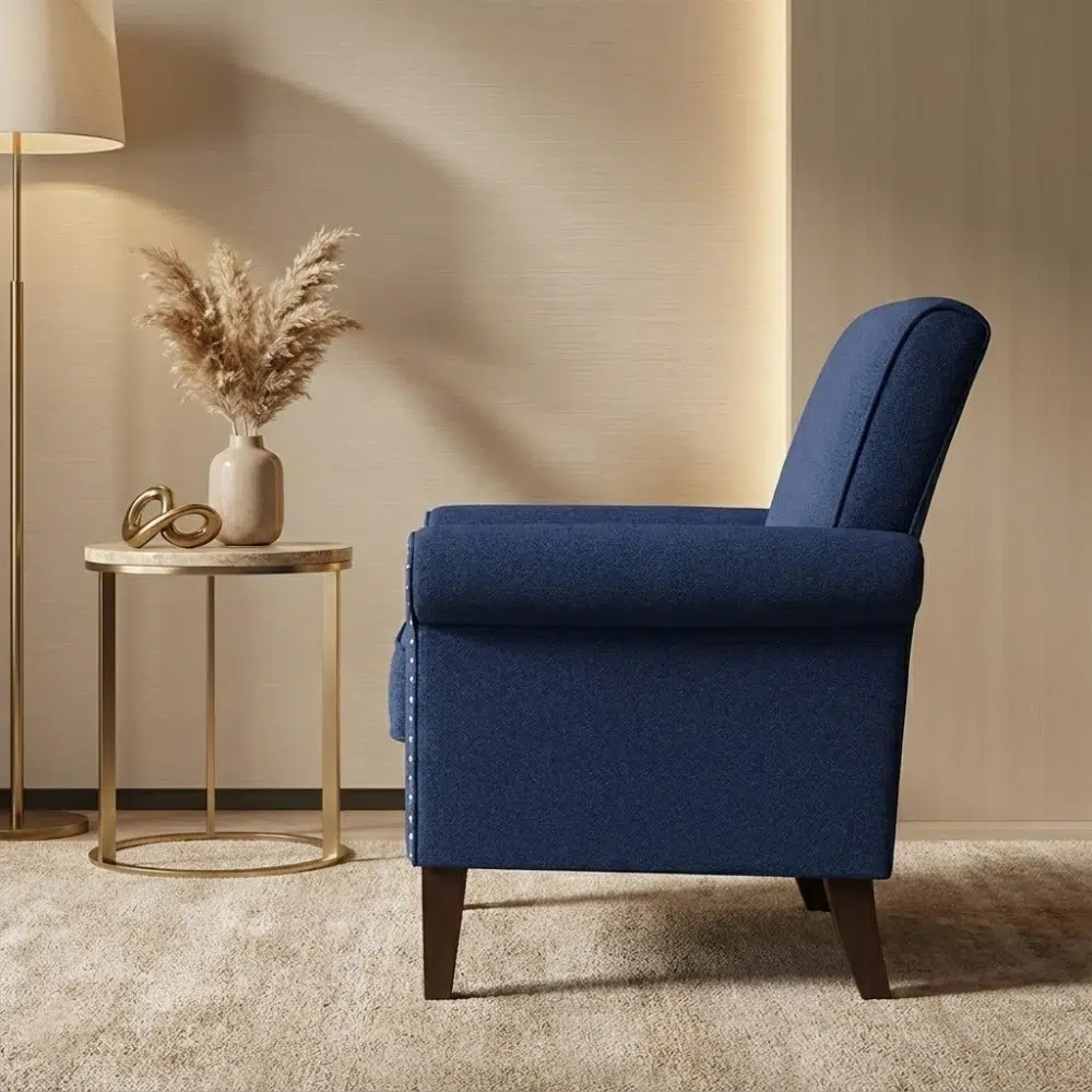 Luxury Nova Linen Armchair