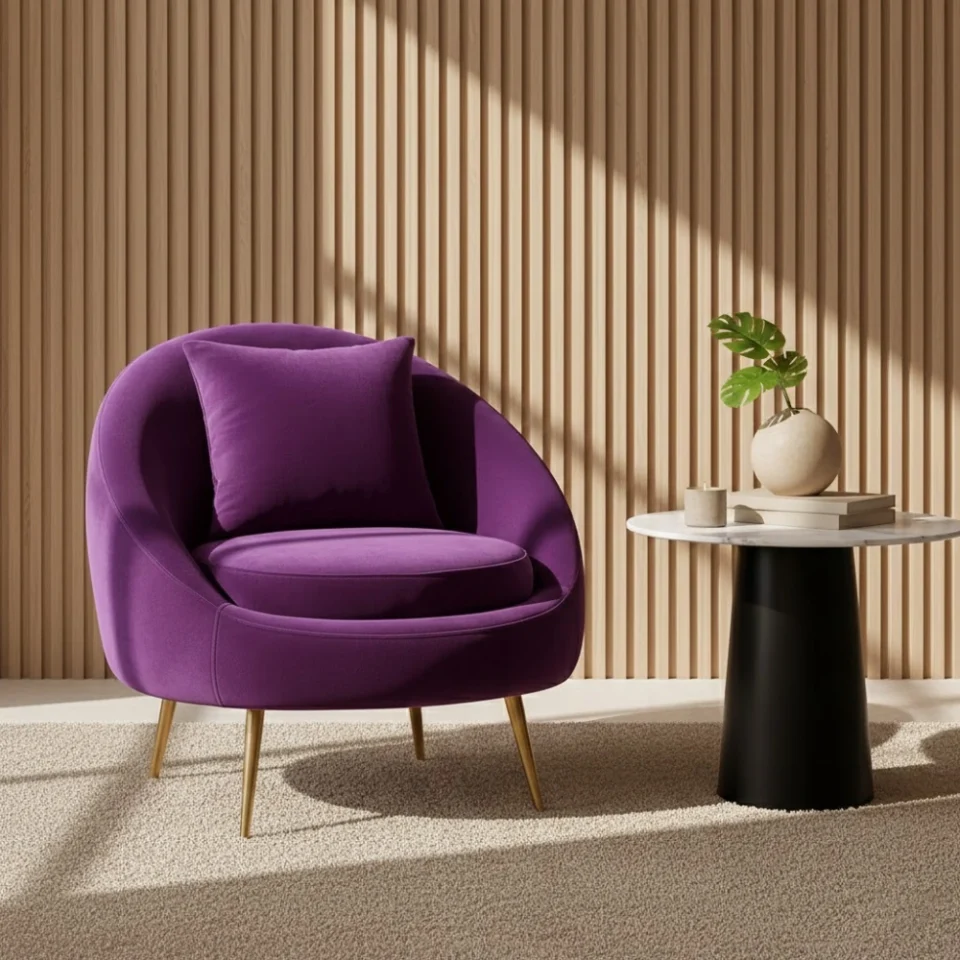 LOFI Luxury Velvet Accent Armchair…