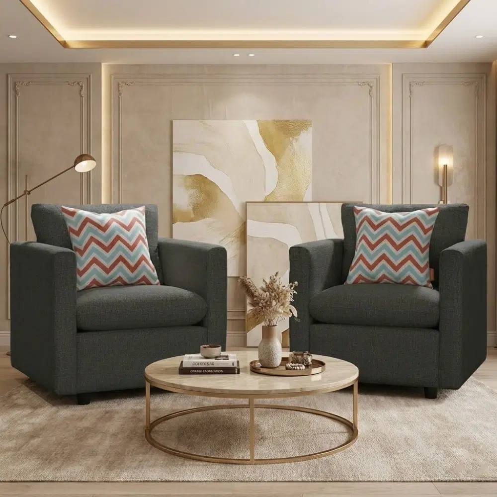 Mira Upholstered Arm Chair