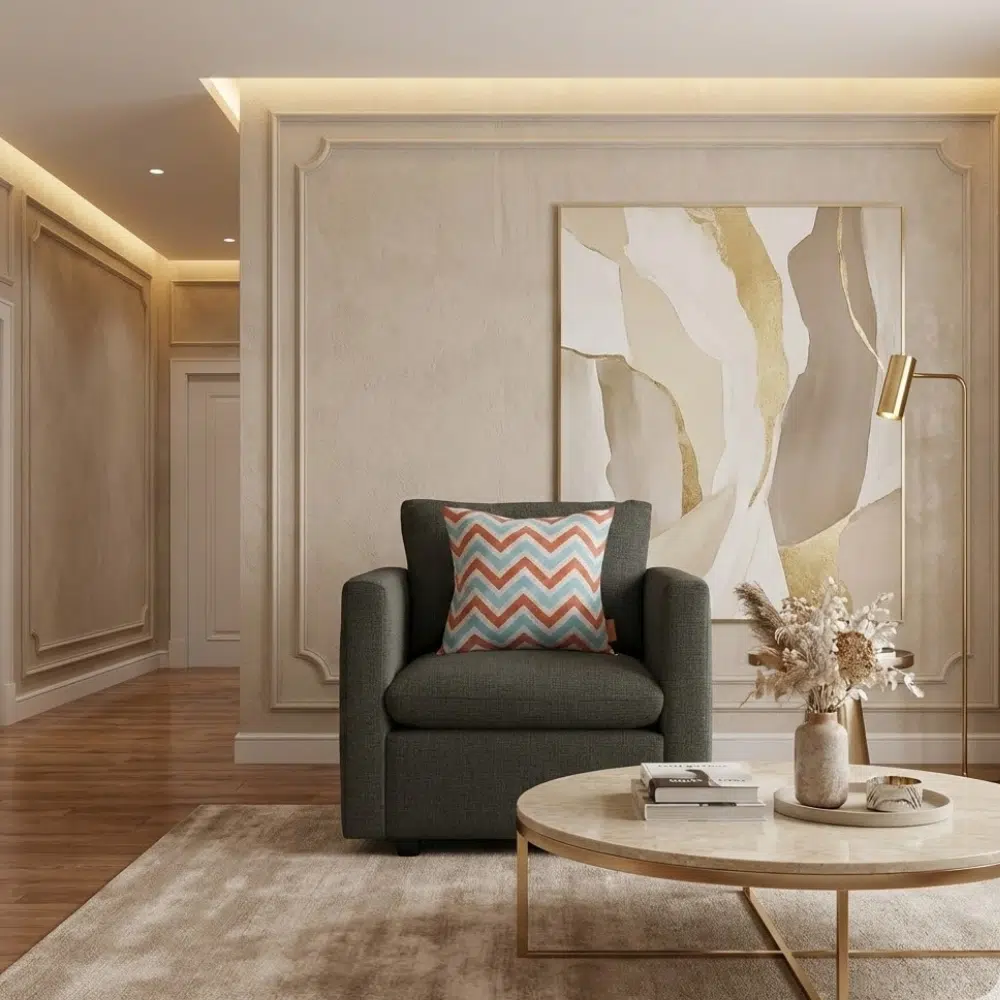 Mira Upholstered Arm Chair