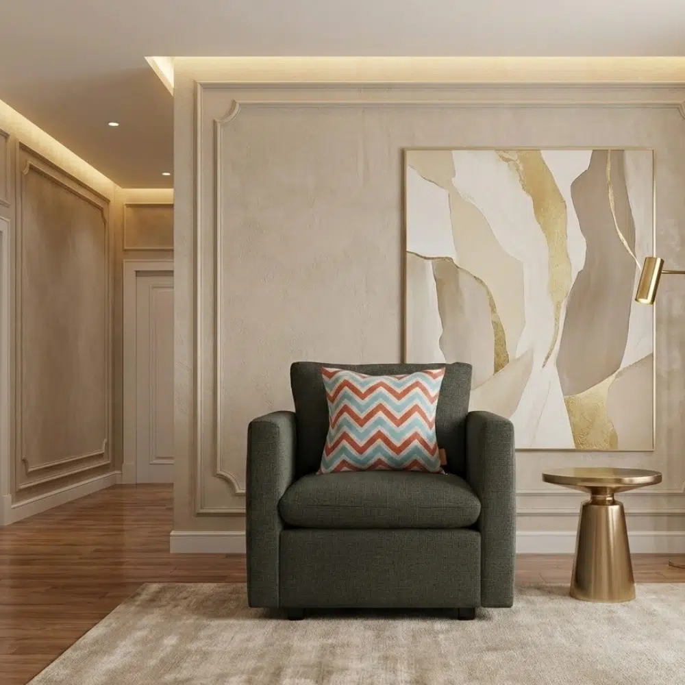 Mira Upholstered Arm Chair