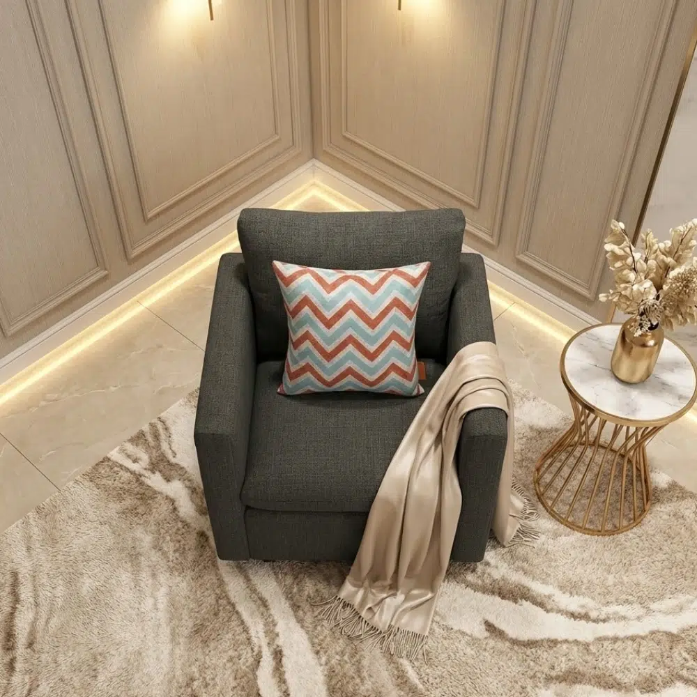 Mira Upholstered Arm Chair