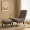 Modern Grey Lounge Arm chair