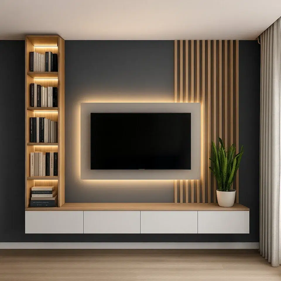 Floating TV Units Wall