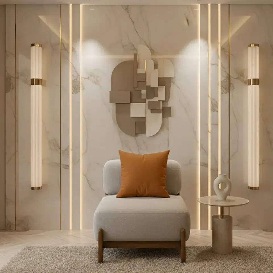 Modern Low Lounge Armchair