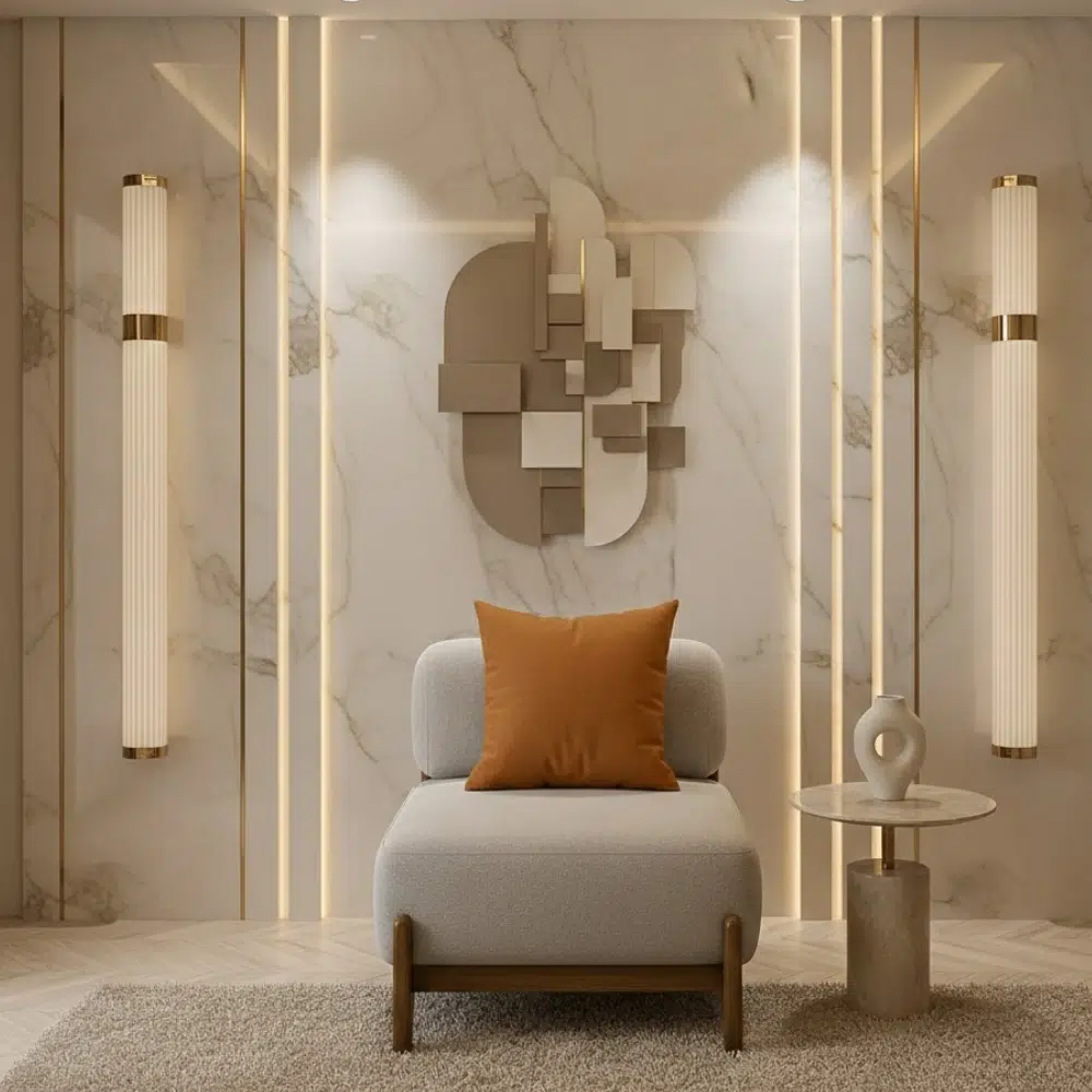 Modern Low Lounge Armchair