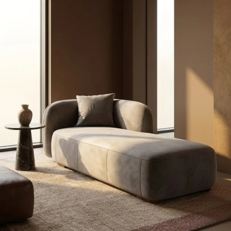 Modern Upholstered Chaise Lounge…