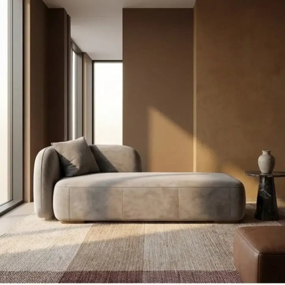 Modern Upholstered Chaise Lounge…