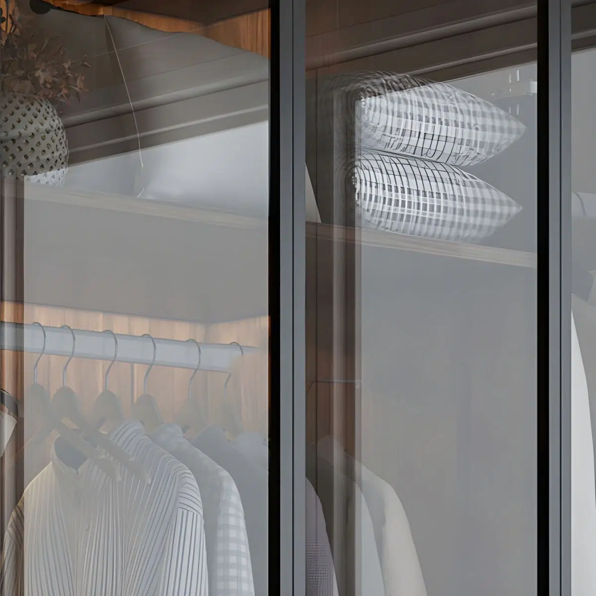 ModuLine Glass 3 Door Wardrobe