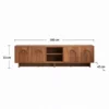 MonoSpace Wooden TV Unit