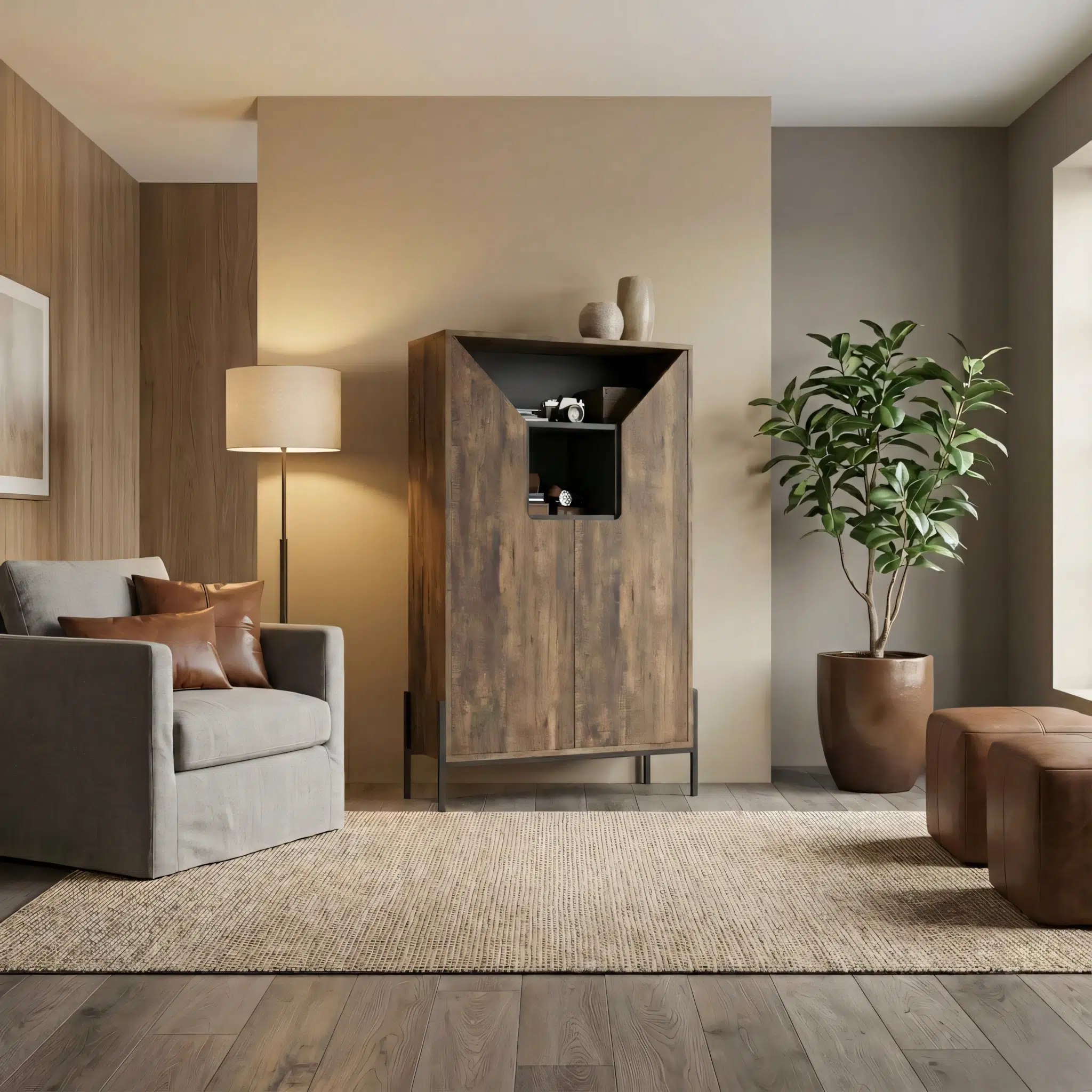 Natyra Modern Shoe Cabinet