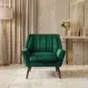 Nelux Green Accent Chair