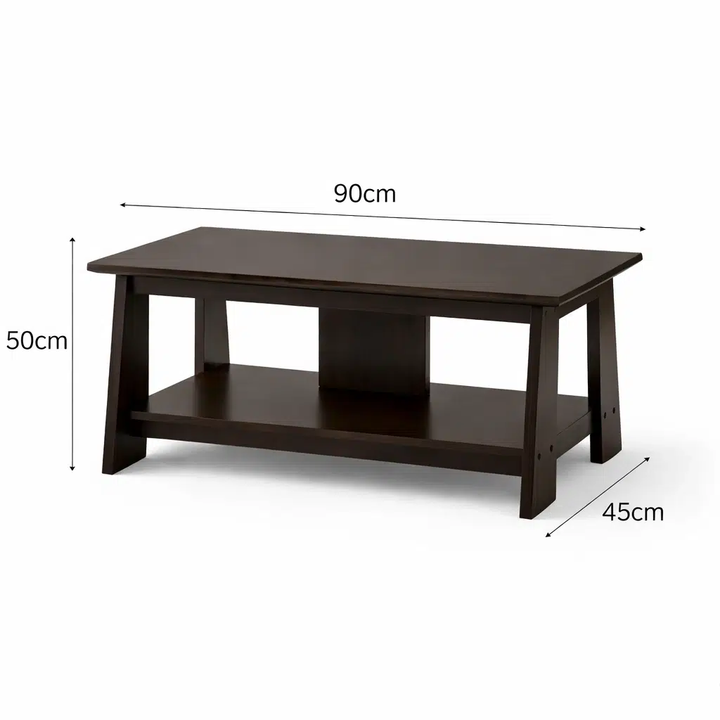 Noirx Wooden Centre Table
