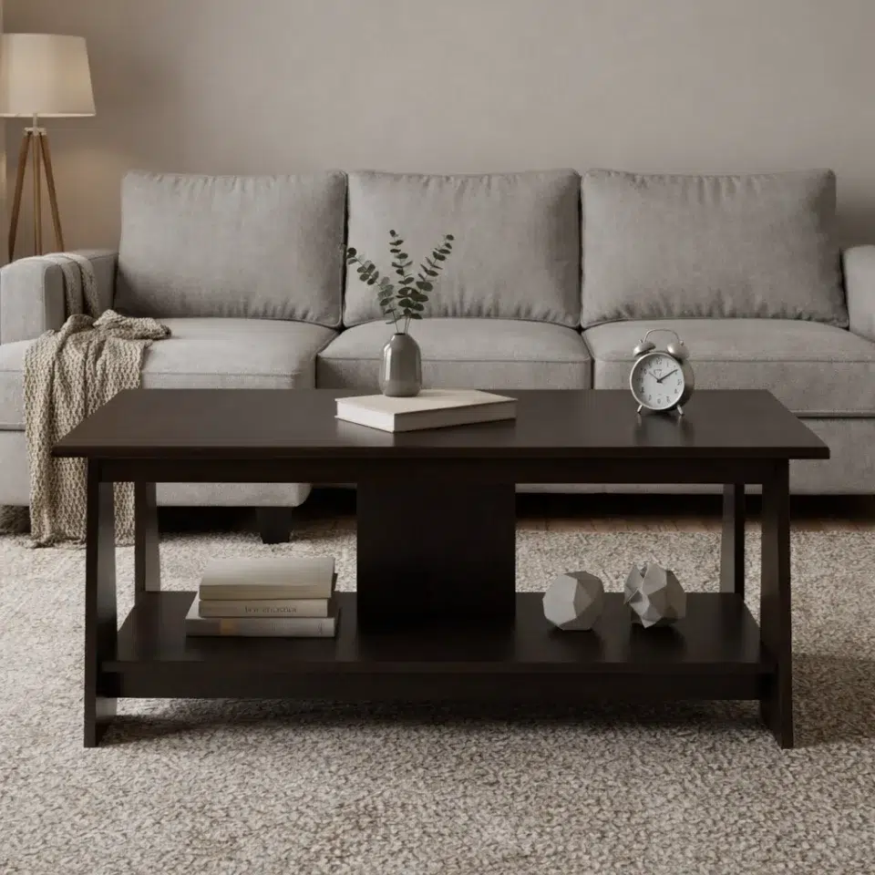 Noirx Wooden Centre Table