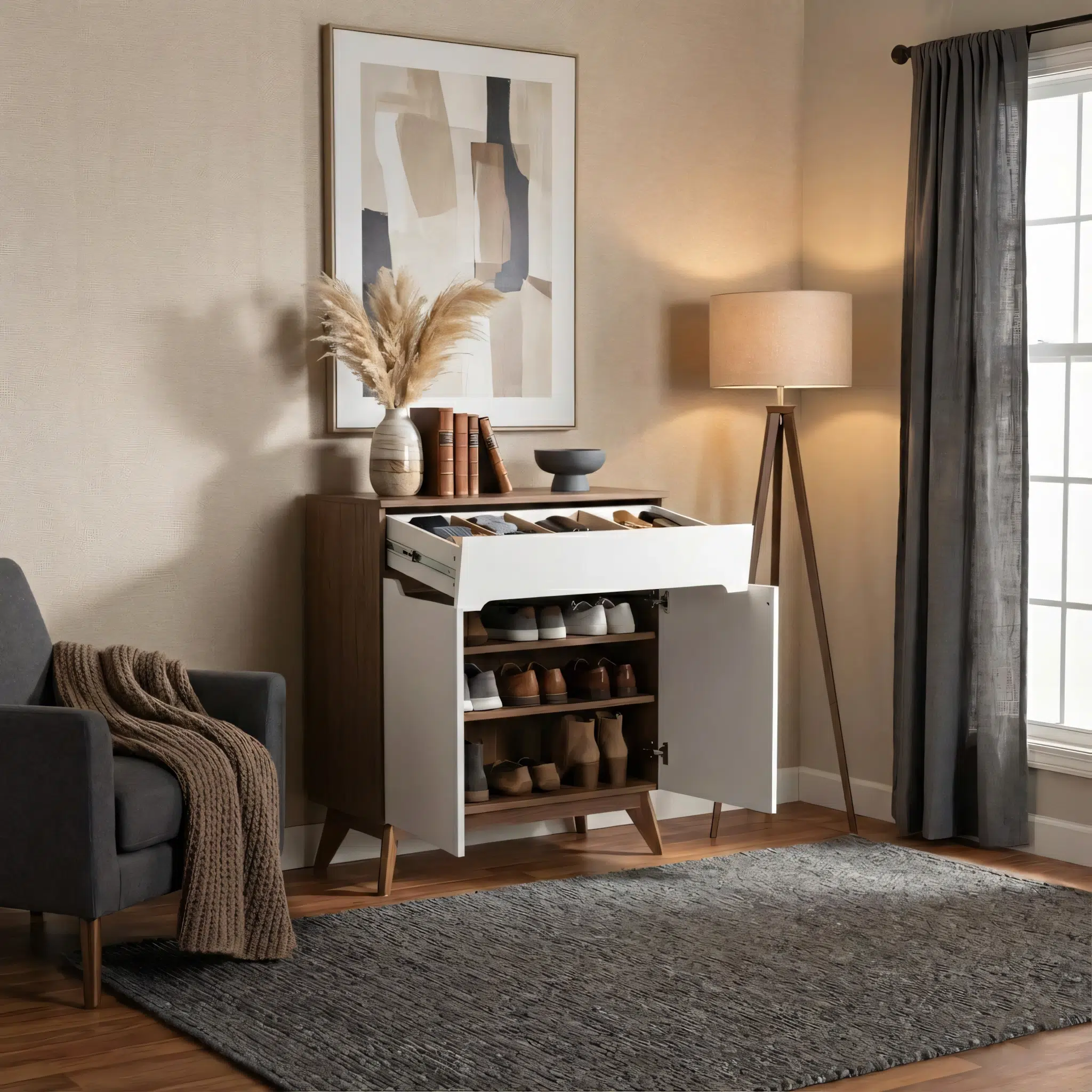 Norvex Modern Shoe Rack