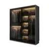 Nova Modern Mirrored Wardrobe