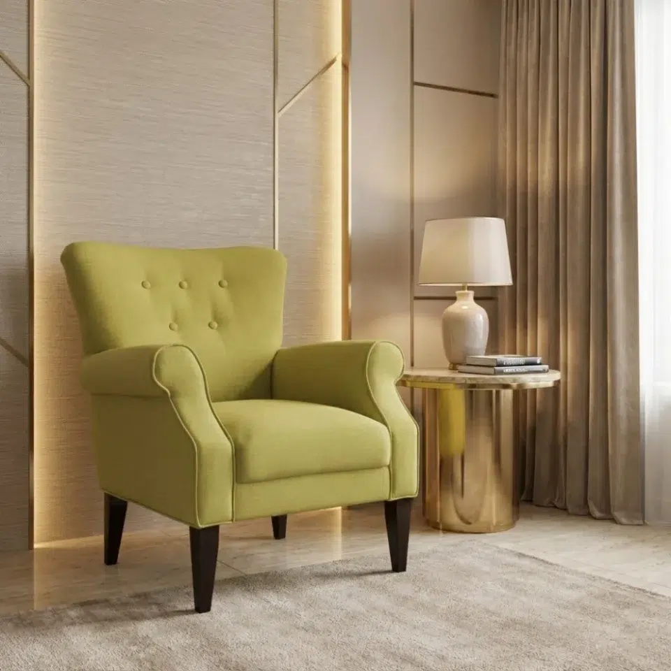 Poston Tufted Arm Chair