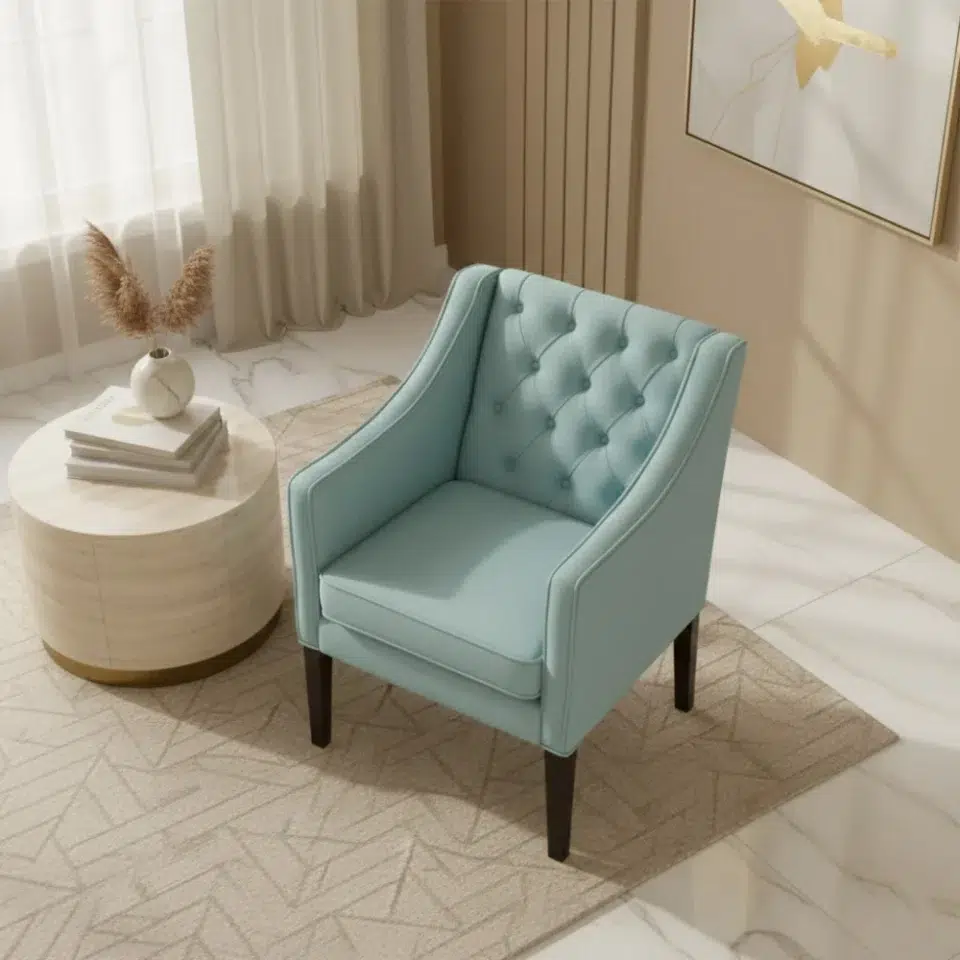 Premium Button-Tufted Chair