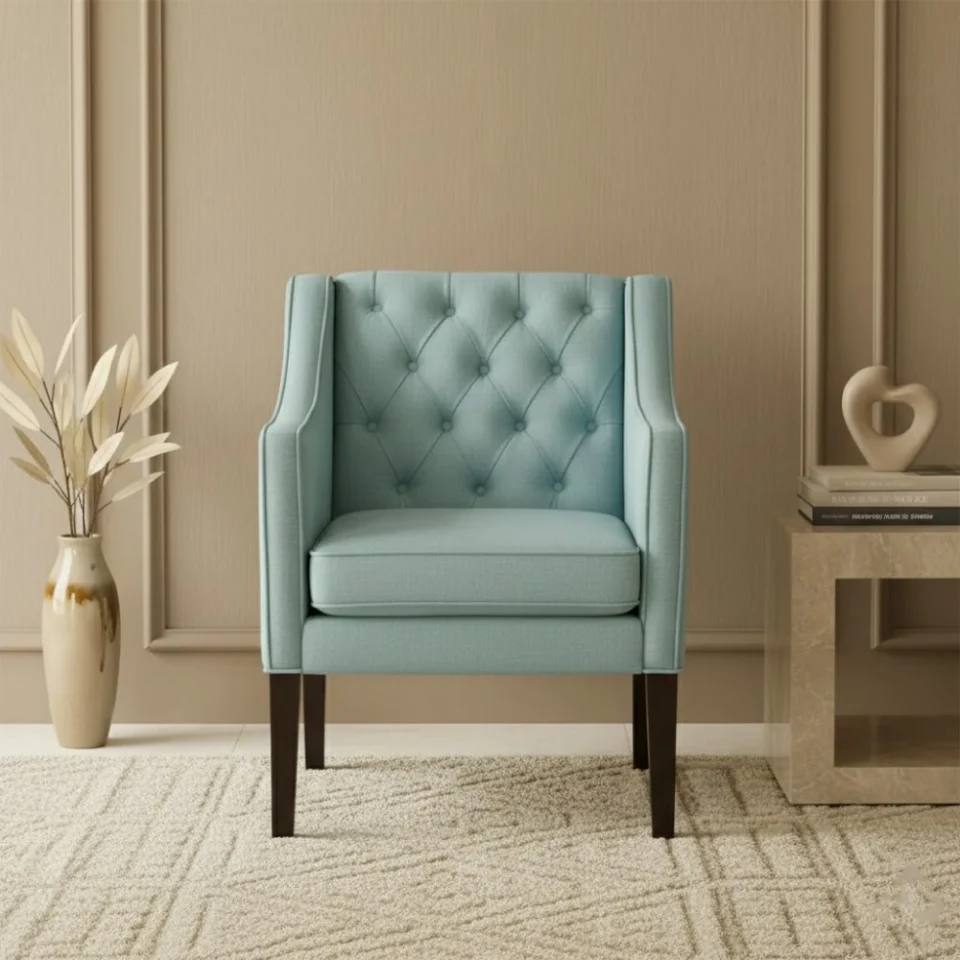 Premium Button-Tufted Chair