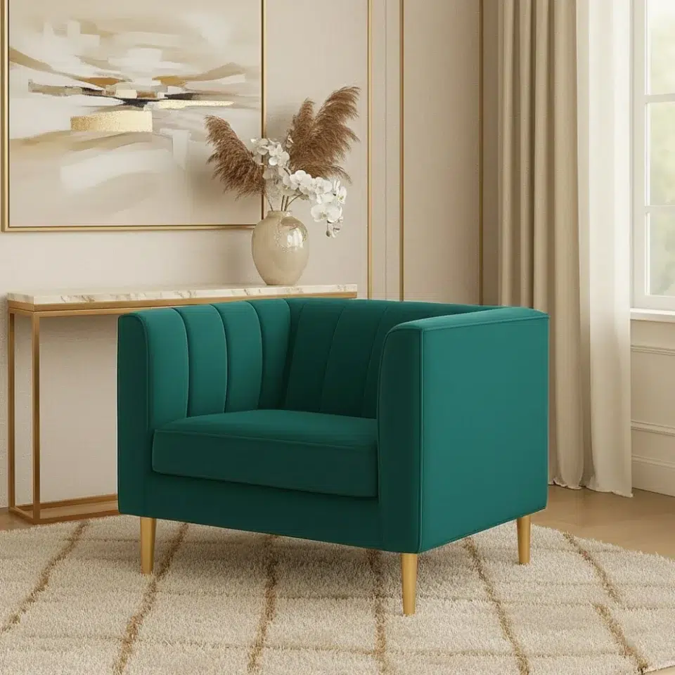 Premium Velora Velvet Armchair