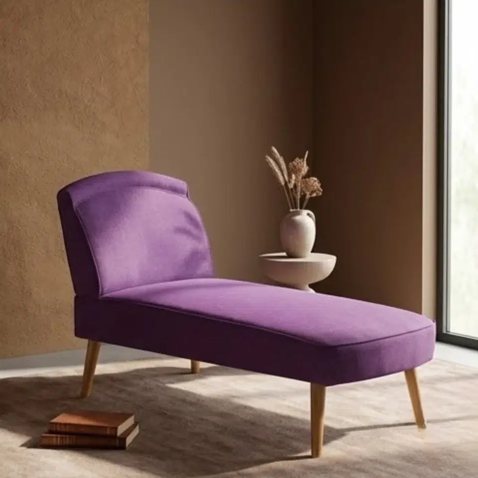 Purple Arc Chaise Lounge
