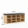 Seatra Entryway Shoe Bench