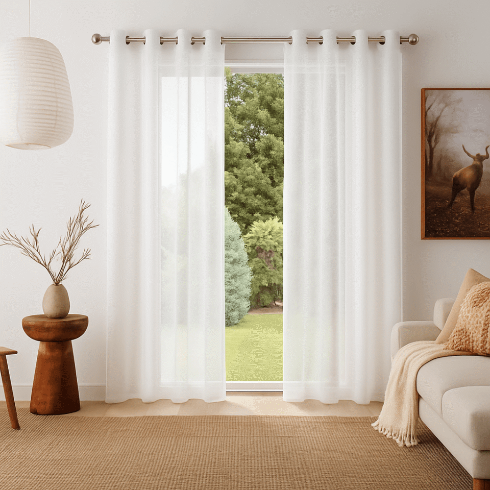 Sheer Eyelet Curtains