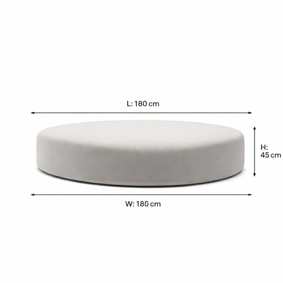 Stoneform Luxury Oval Bench