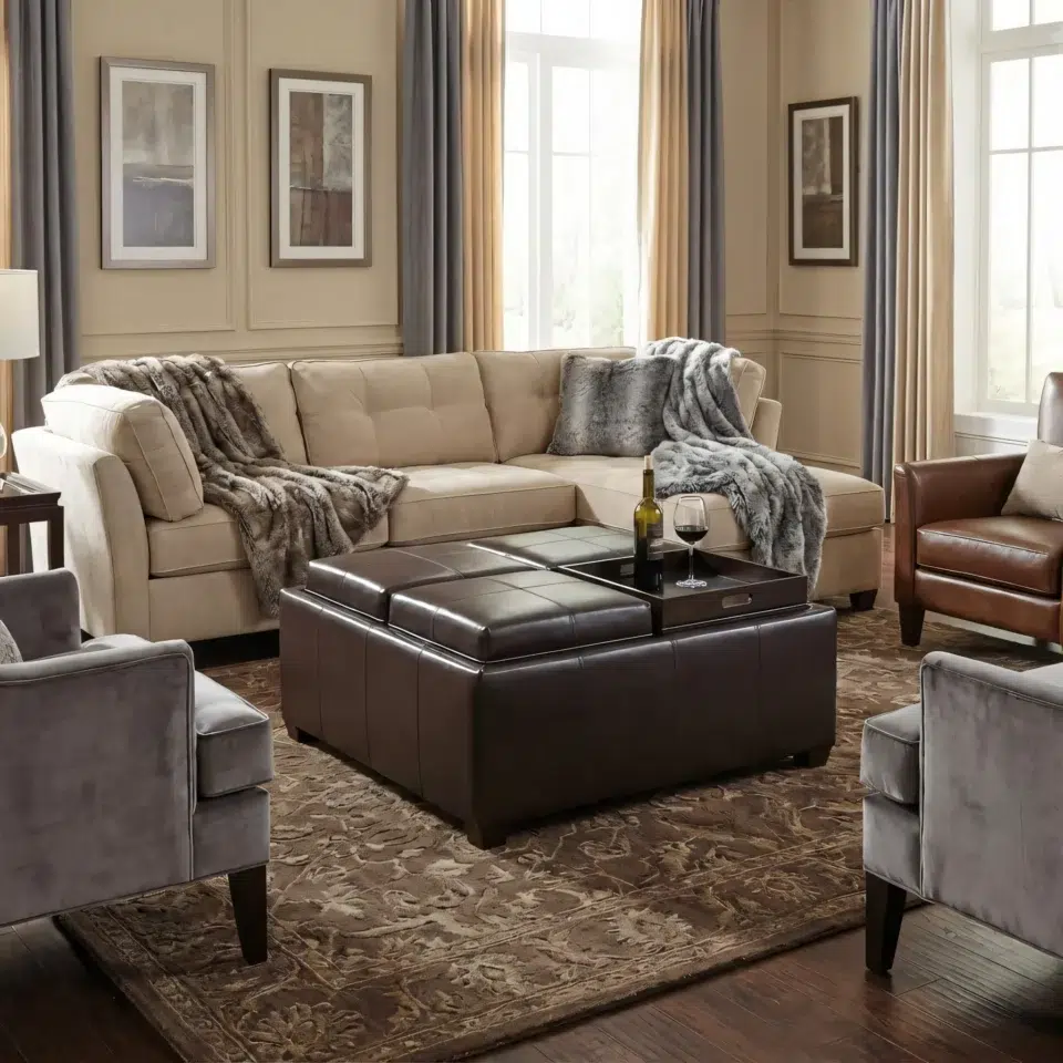 Tavaro Ottoman Centre Table