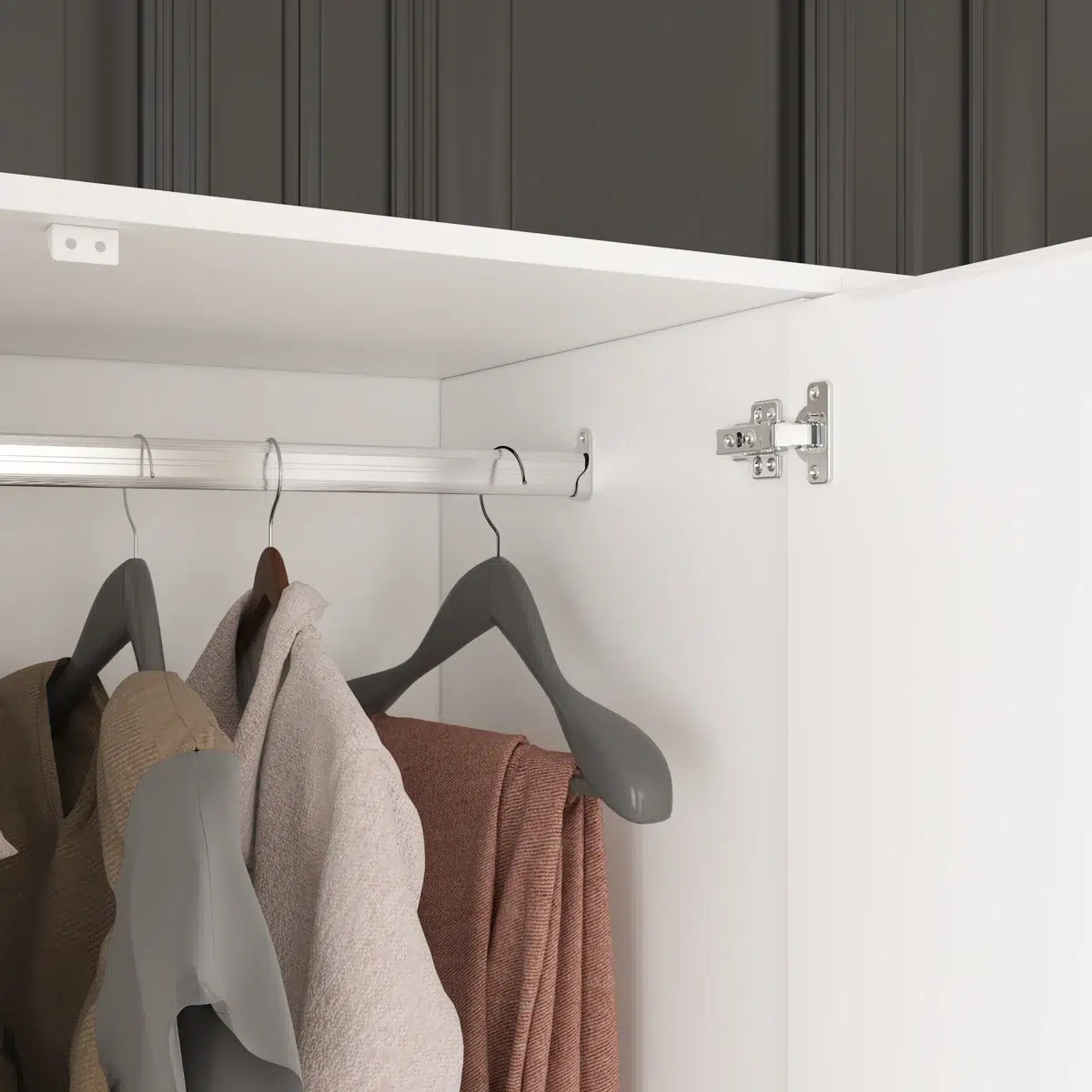 UrbanLine Luxury Mirrored Wardrobe