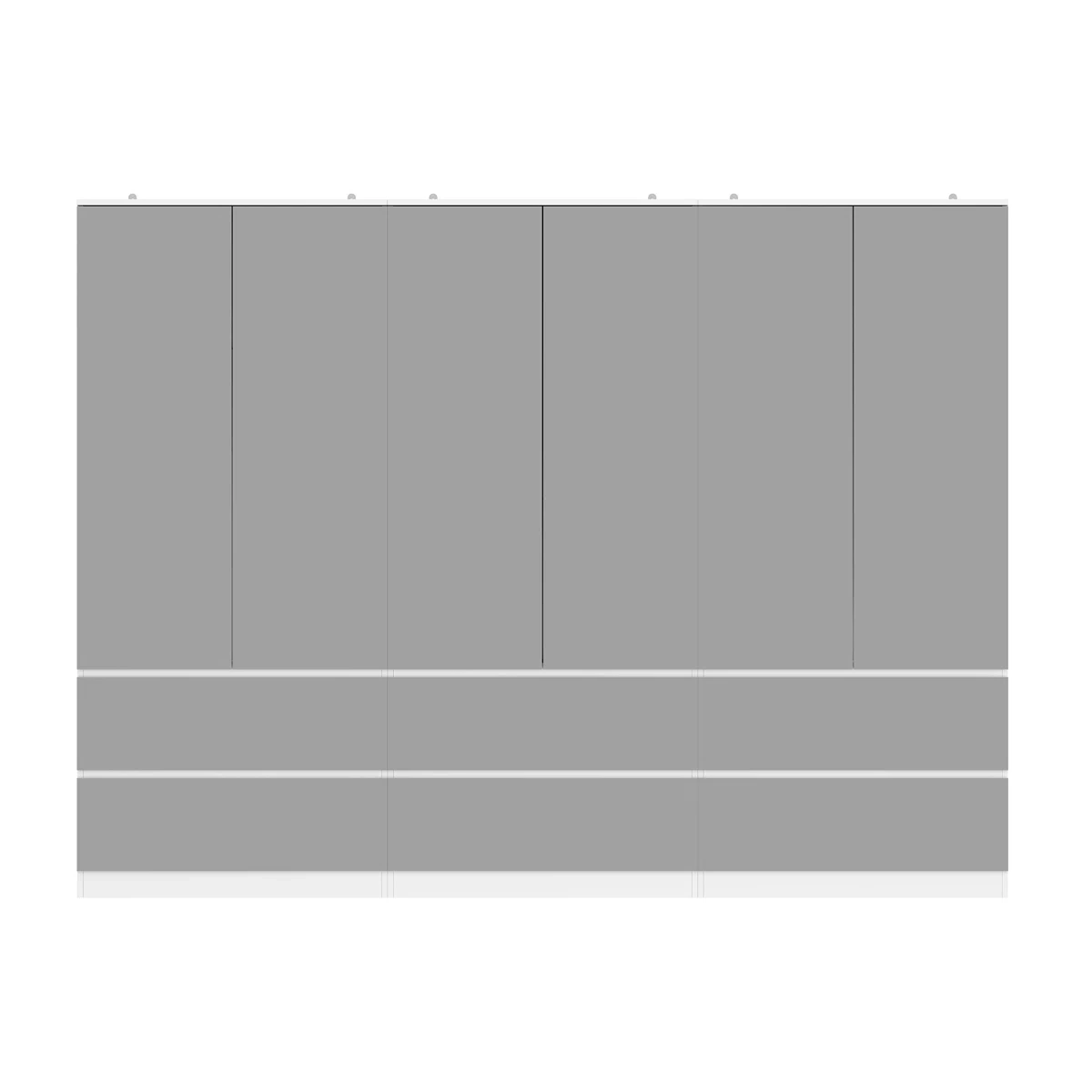 UrbanLine Luxury Mirrored Wardrobe