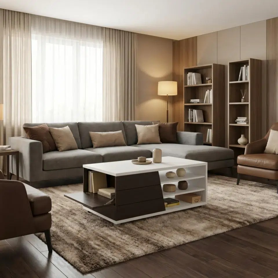 Velnar Centre Table with Storage…