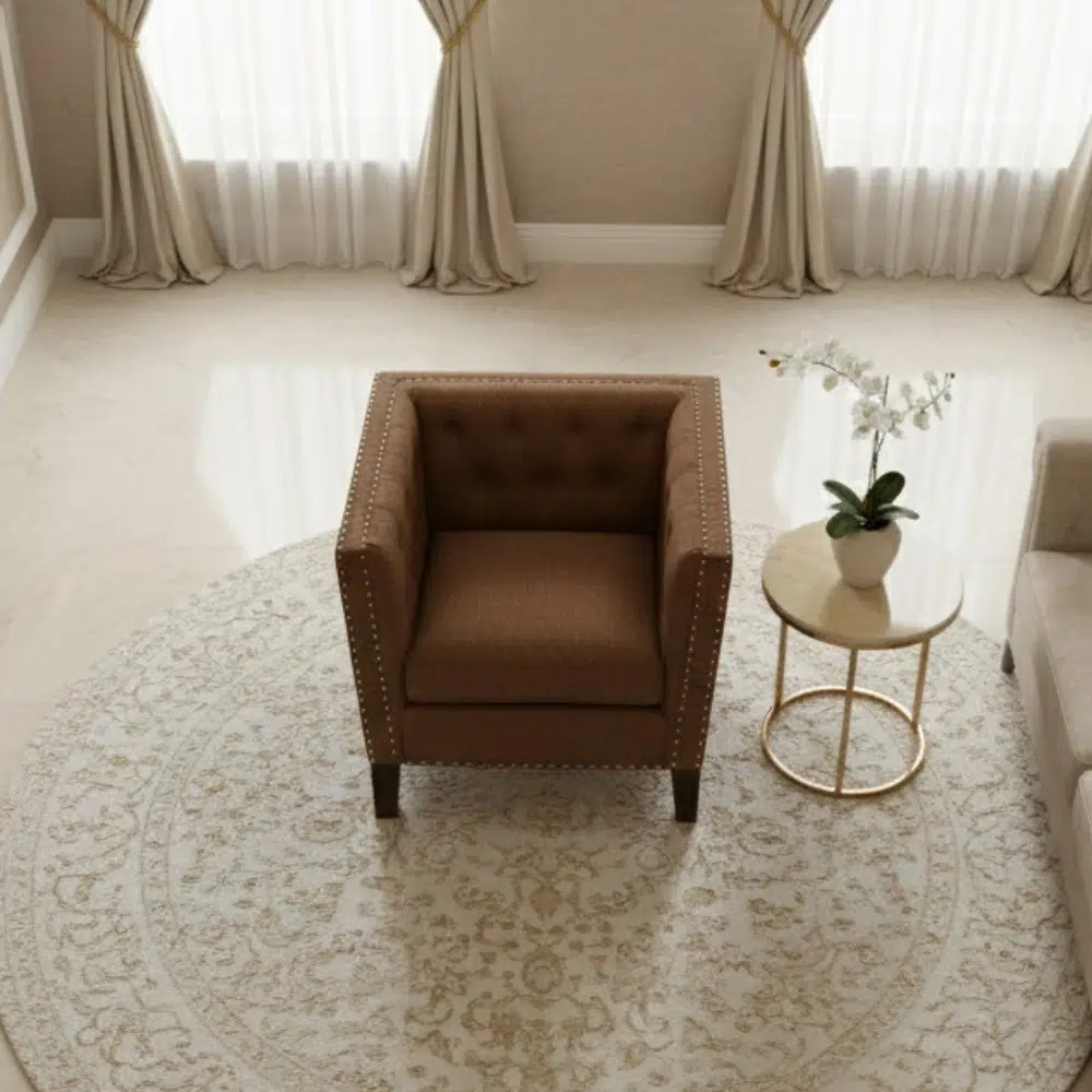 West Tufted Arm Chair