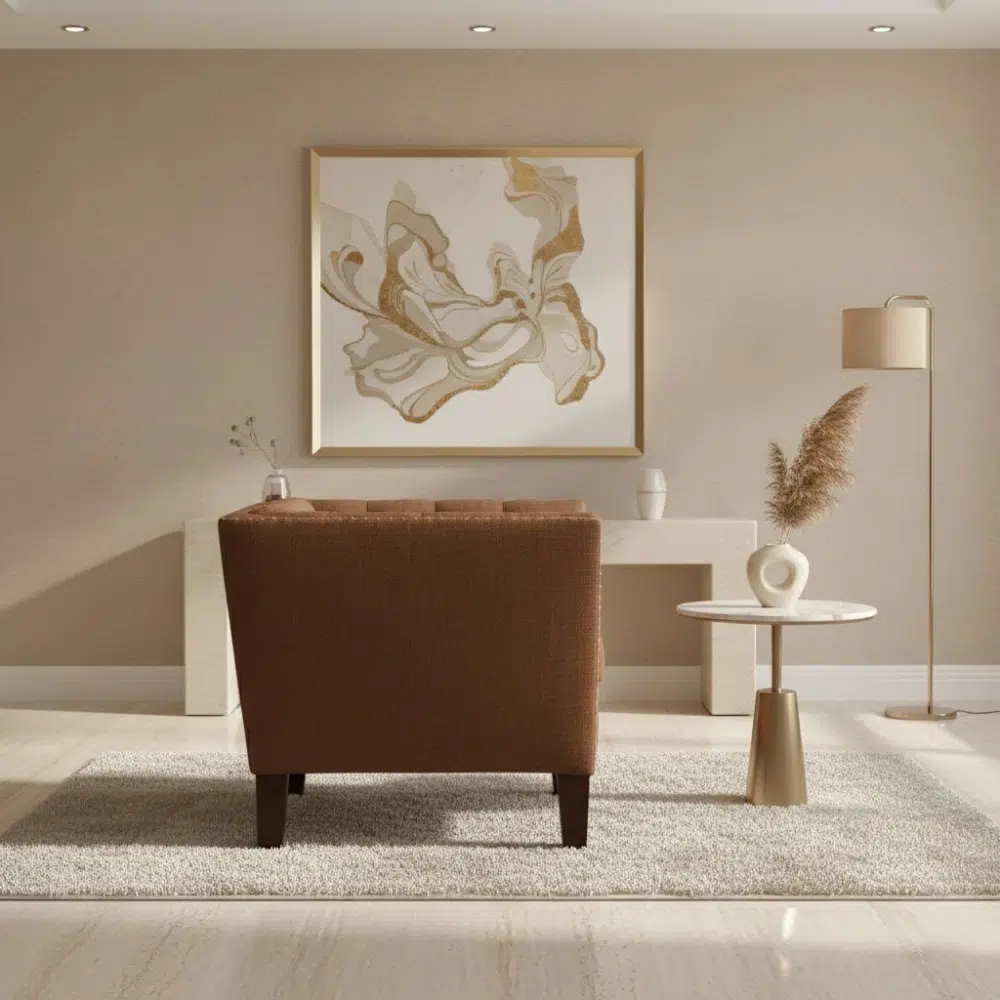 West Tufted Arm Chair