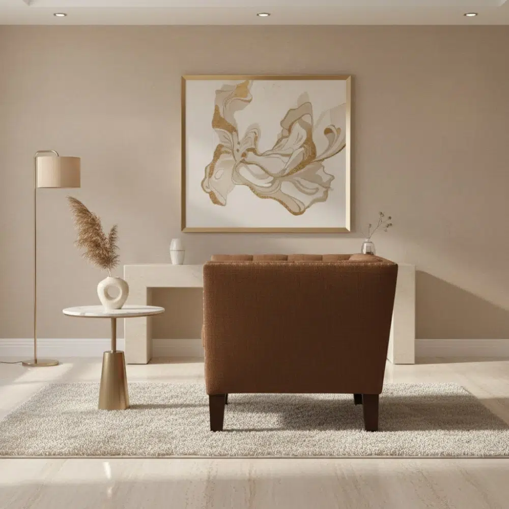 West Tufted Arm Chair