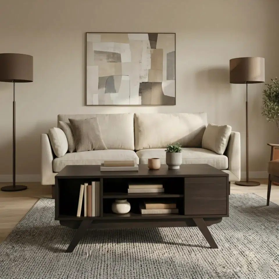 Noxel Wooden Centre Table