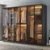 ZenSpace Luxury Glass Wardrobe