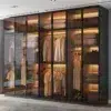 ZenSpace Luxury Glass Wardrobe