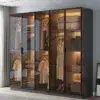 ZenSpace Luxury Glass Wardrobe